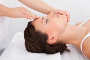 Woman Getting Massage Treatment